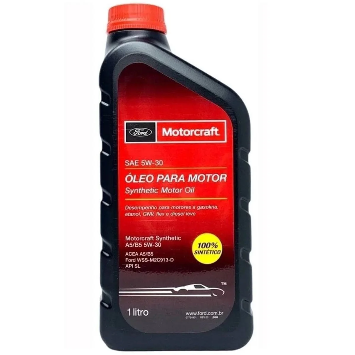 Óleo 5w30 Ford Motorcraft Wss-m2c913-d 100% Sintetico A5/b5