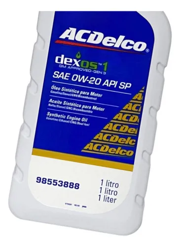 Óleo Motor ACDelco 0w20 API SP dexos1 Gen3 1L #2 Óleo Motor ACDelco 0w20 API SP dexos1 Gen3 1L - Imagem 3