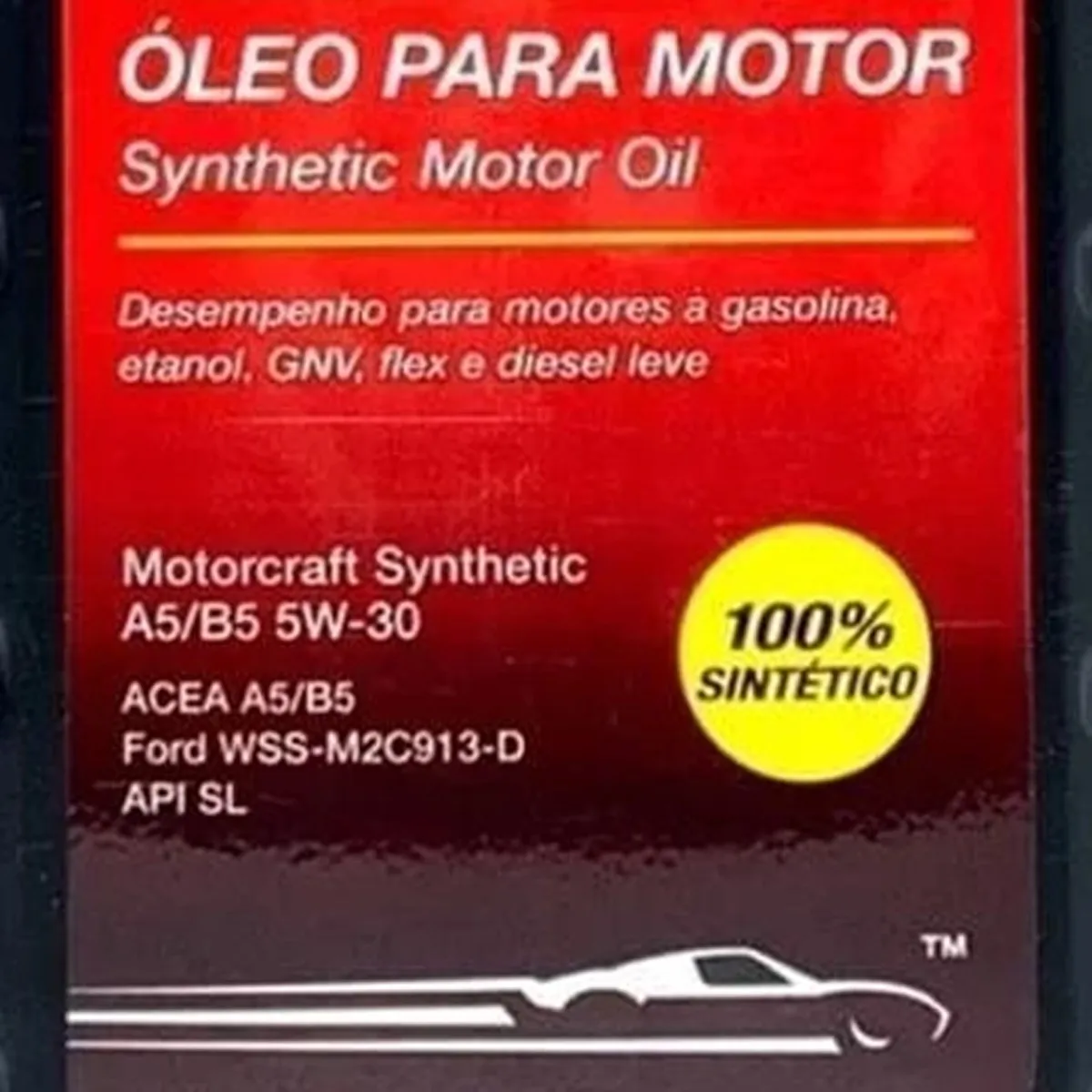 Óleo 5w30 Ford Motorcraft Wss-m2c913-d 100% Sintetico A5/b5 - Imagem 3