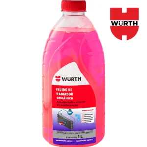 Fluido para Radiador Orgânico Rosa 1L Pronto para Uso Wurth